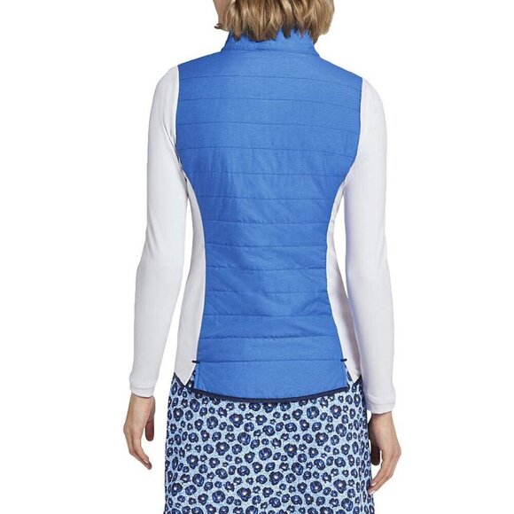 Peter Millar Womens Madeline Quilted Hybrid Jacket Size S Golf Double-Zip - Picture 2 of 14